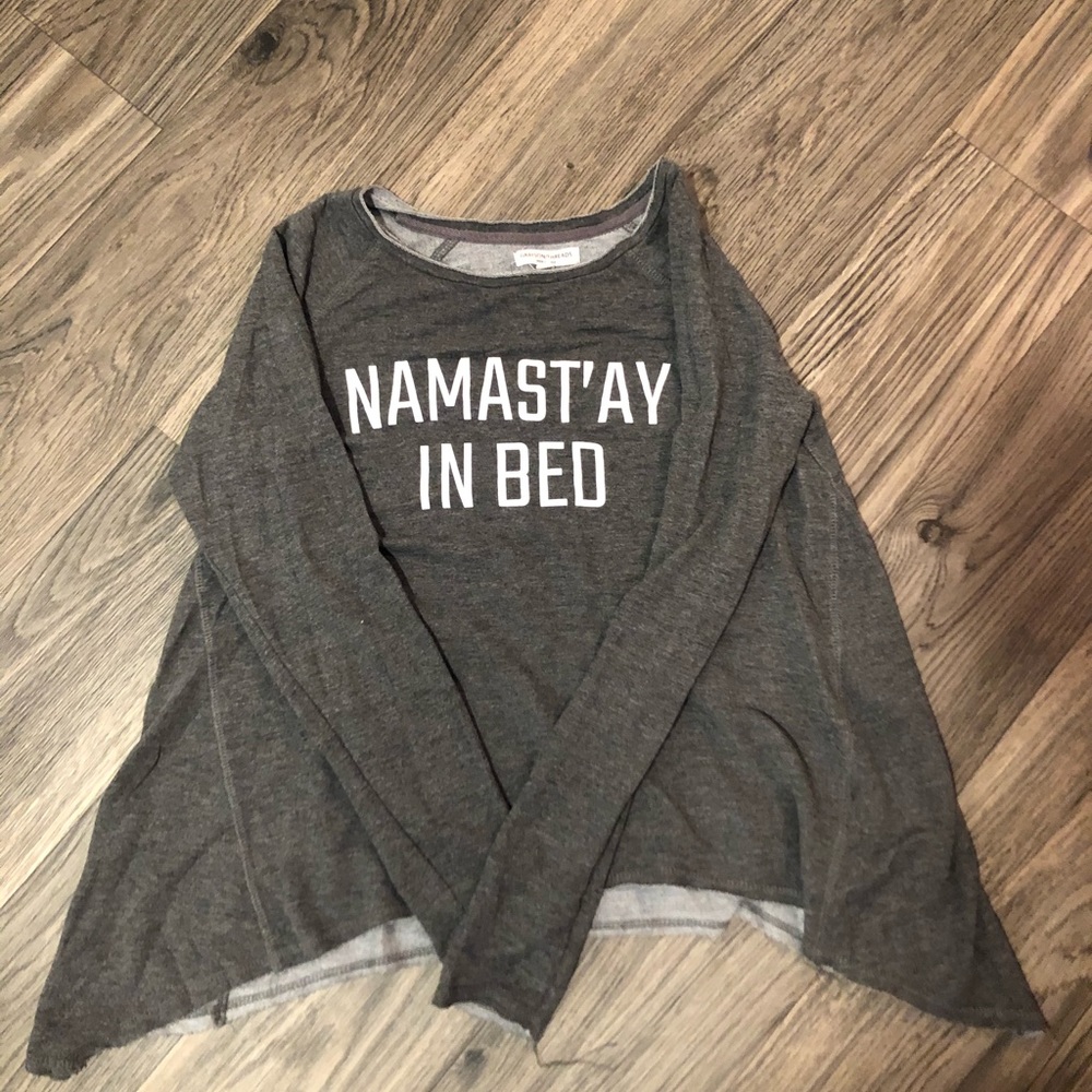 Long sleeve pajama shirt